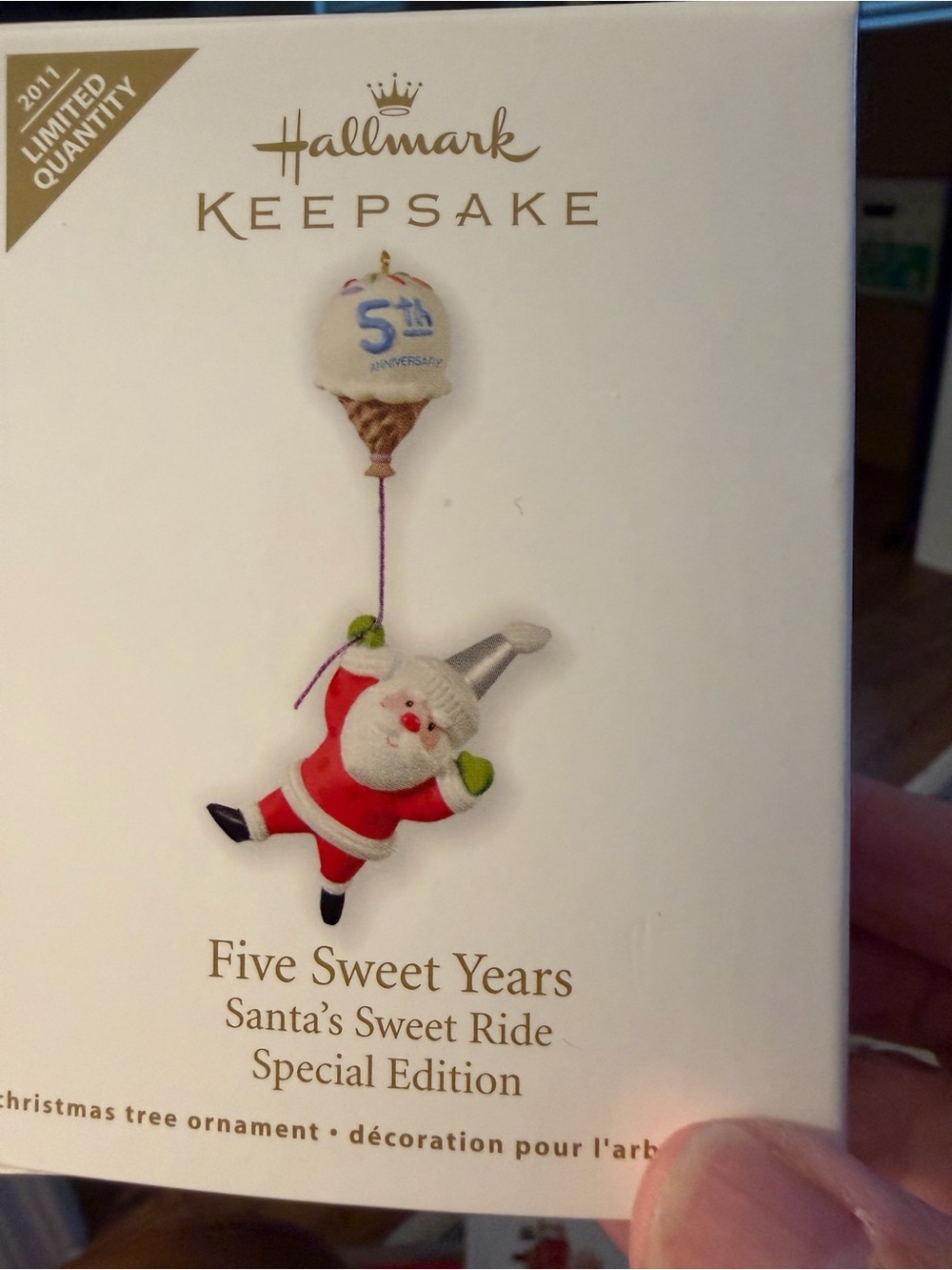 Hallmark 2011 Keepsake Limited Edition Five Sweet Years Ornament